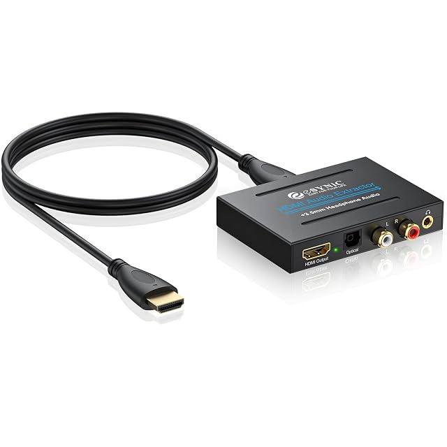 Estrattore audio HDMI professionale eSynic con uscite SPDIF e analogiche