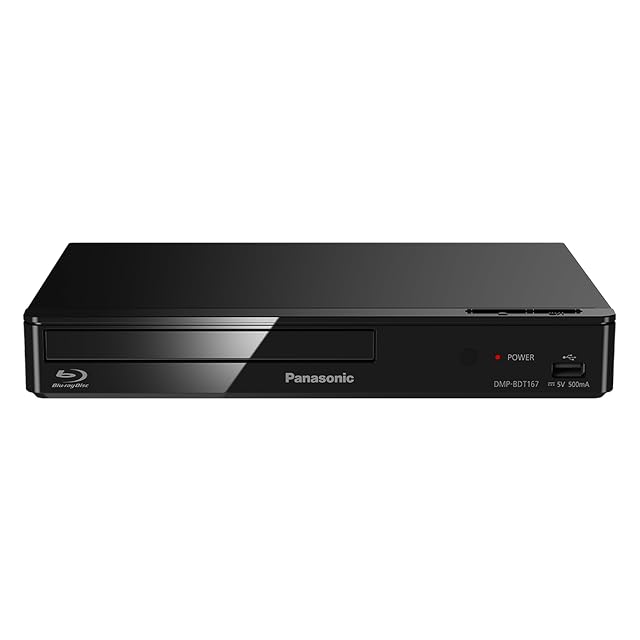 Lettore Blu-ray 3D compatto Panasonic DMP-BDT167 in nero