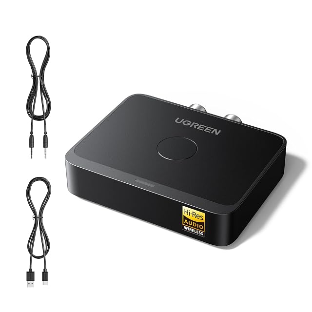Ricevitore Bluetooth 6.0 UGREEN con LDAC e uscite RCA