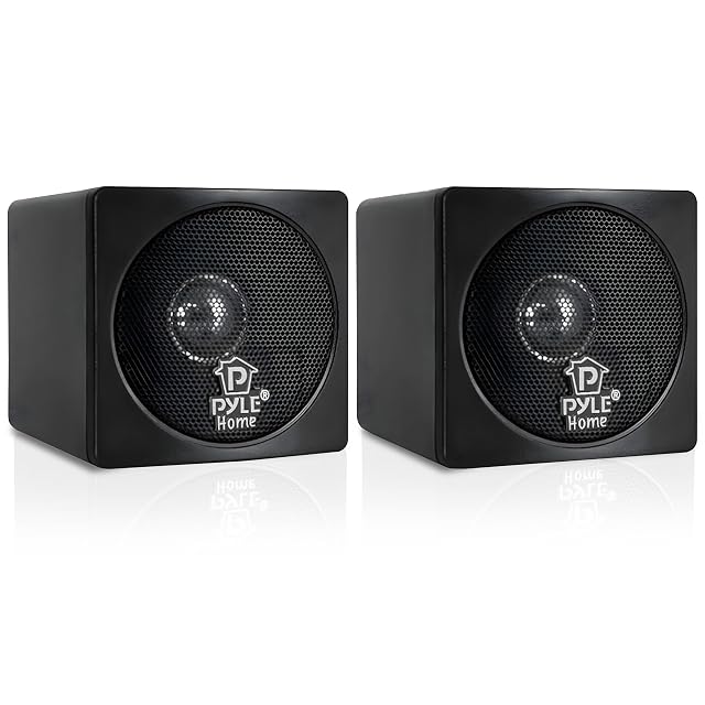 Diffusori mini cubo passivi Pyle PCB3BK, coppia, in nero