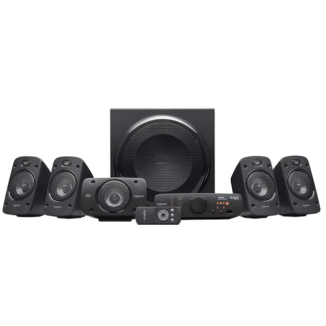 Impianto audio 5.1 Logitech Z906 con subwoofer e cinque diffusori