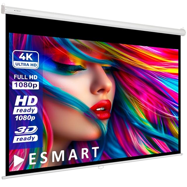 Schermo di proiezione a caduta ESMART Economy EXR