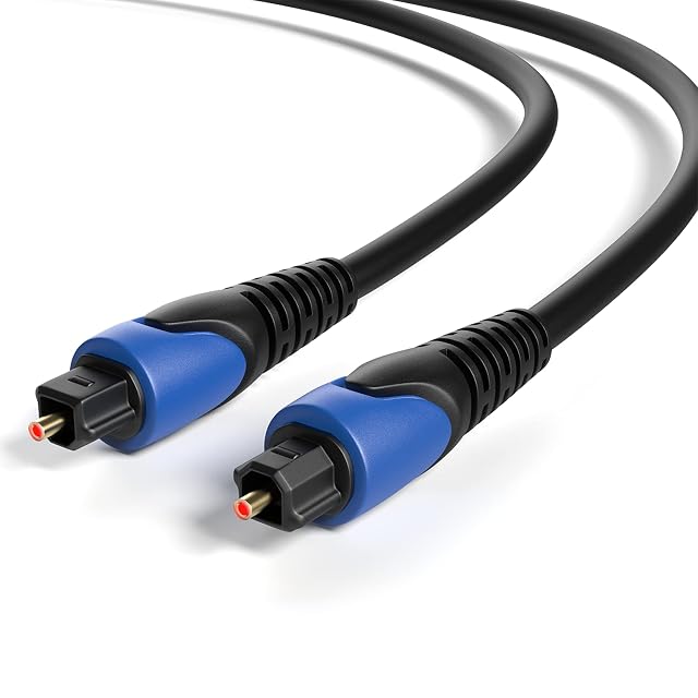 Cavo audio ottico Toslink RedStar24 con connettori dorati