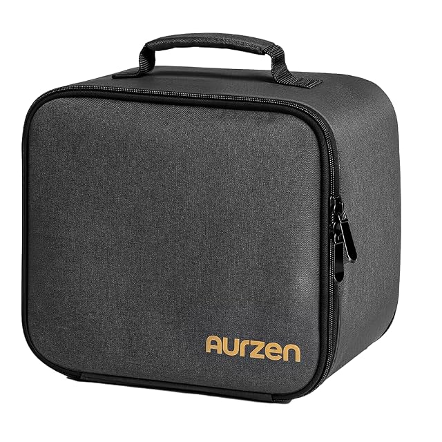 Borsa imbottita per proiettore Aurzen con tasche per gli accessori