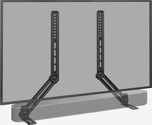 Supporto per soundbar Perlegear PGSM04B con piastre di prolunga