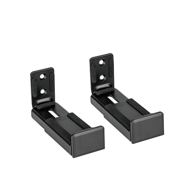 Staffa a parete universale per soundbar PureMounts in nero