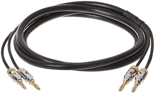 Cavo per diffusori Amazon Basics 16 AWG con spine a banana dorate