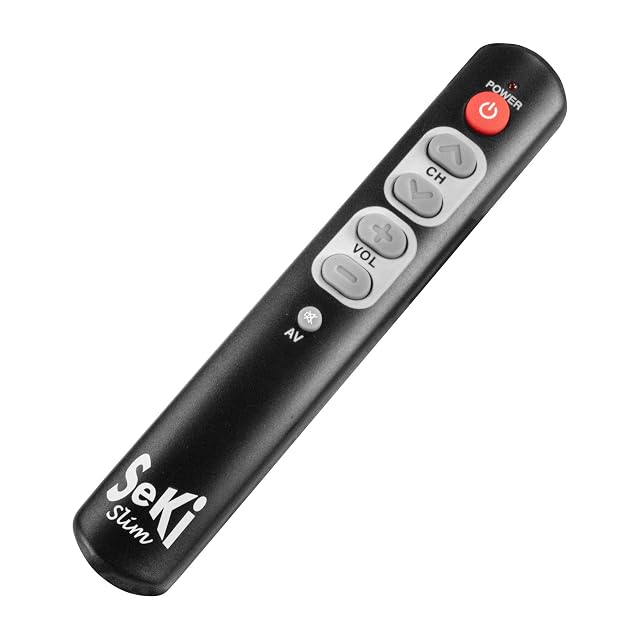 Telecomando universale ad apprendimento SeKi Slim con tasti grandi