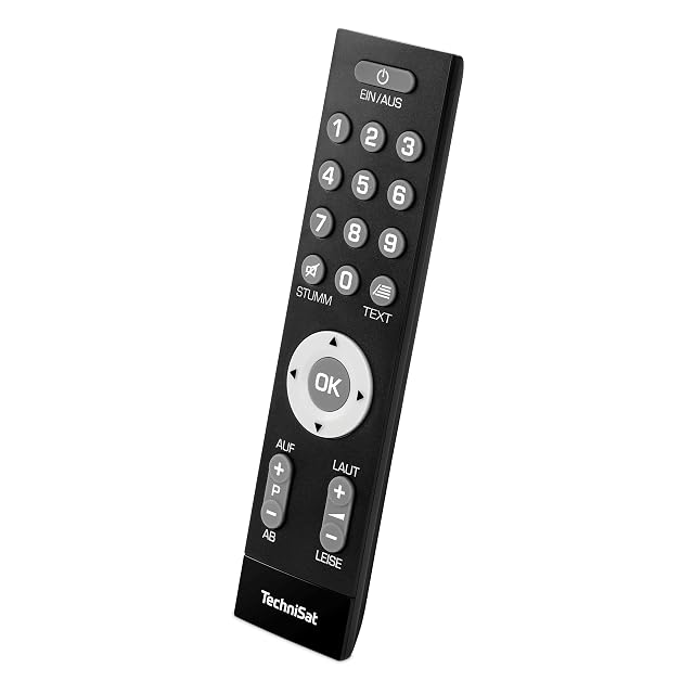 Telecomando ad apprendimento TechniSat ISIZAPPER Universal con tasti extra-grandi